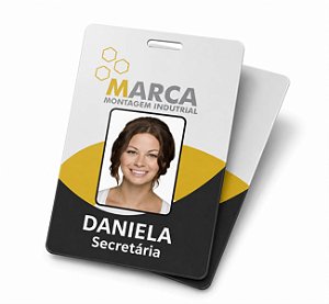 Crachá de Identificação em PVC Personalizado