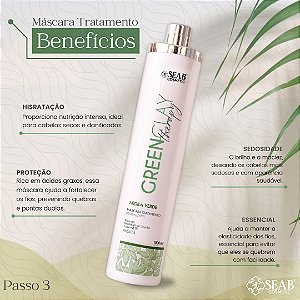 Máscara Green Clay Therapy (1000ml) – Revitalização Profunda e Nutrição Intensa