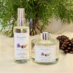 Kit Difusor de Varetas + Home Spray Lavanda & Figo