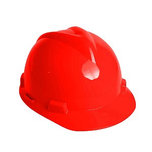 Casco Capacete MSA V-Gard Vermelho CA 498