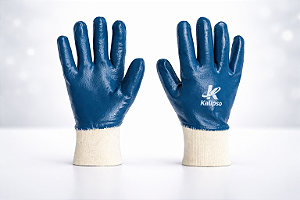 Luva de Segurança Nitrili Ka-30 Azul Kalipso CA 35954