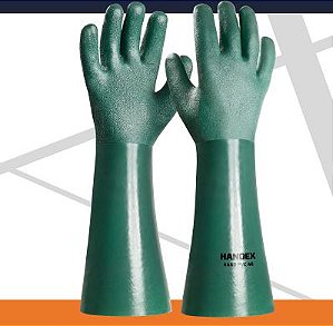 LUVA PVC HANDEX PALMA ASPERA 46CM