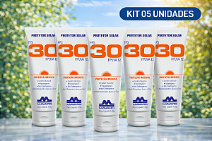 Kit 5 Protetor Solar Mavaro 30FPS 120g