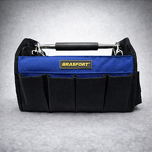 Bolsa de Ferramentas Aberta com 14 Bolsos Brasfort 7558