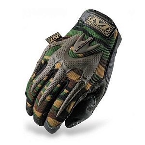 Luva Spandex Couro Sintético Mechanix M-Pact Camuflada