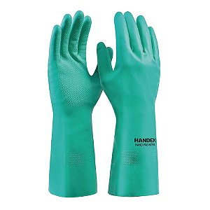 Luva Nitrílica C/ Forro Hand Pro Nitril Handex