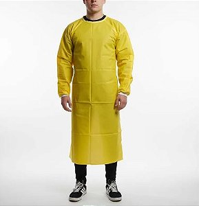 Avental Pvc barbeiro com mangas