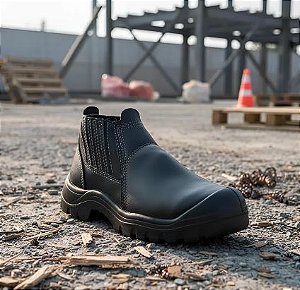 Bota Botina De Segurança Metatarso Bico Aço Bracol Epi C/ Ca