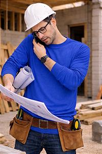 CAMISETA MANGA LONGA AZUL MALHA FRIA MULTIUSO