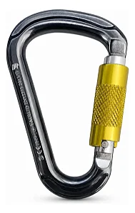 Mosquetão Alumínio Hms 25kn Keylock Trava Automática