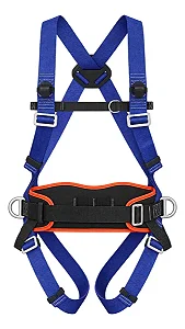 Cinto Paraquedista 3 Pontos Safe Cintos Mega Azul Ca 46894