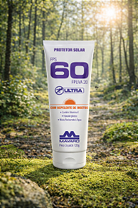 Protetor Solar Mavaro Repelente FPS 60 120GR