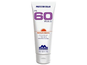 Protetor Solar Mavaro FPS 60 120GR