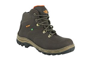 Bota Bico De Pvc Ecosafety PS410 Café