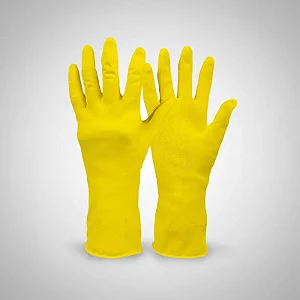 Luva Pvc sem Forro Superpro Amarela Am CA 36201