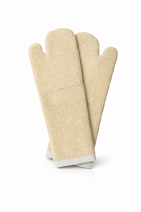 Luva Térmica Mão de Gato Cru Cano Longo Dupla Grafatex 50cm 34dp CA 37290