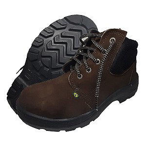 Bota Bico de Aço Ecosafety PS136 Café CA 8796