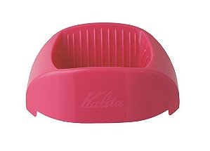 PORTA FILTRO DE PLÁSTICO CAFÉ KALITA TALL ROSA