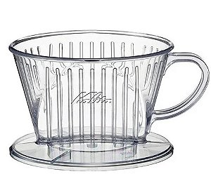 PORTA FILTRO DE PLÁSTICO TRANSPARENTE KALITA 101 D