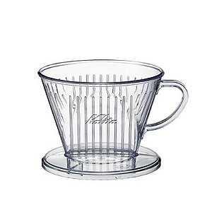 PORTA FILTRO DE PLÁSTICO TRANSPARENTE KALITA 102 D