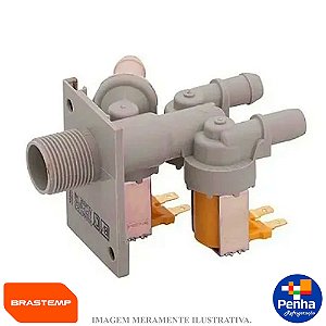 VALVULA ENTRADA LAVADORA BRASTEMP BWU11 127V (W10467329)