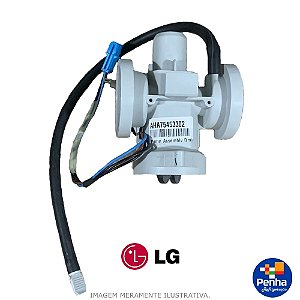 CORPO PARA ELETROBOMBA LAVA E SECA LG C/ FIAPOS (SÓ CORPO) AHA75453302