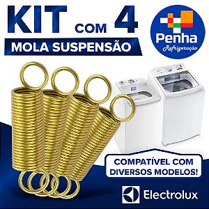 KIT 4 MOLAS DE BALANCEAMENTO LAVADORA ELECTROLUX 72002208