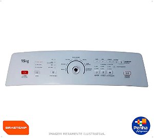 PLACA INTERFACE E CONSOLE ORIGINAL LAVADORA BRASTEMP BWD15AB W10894988