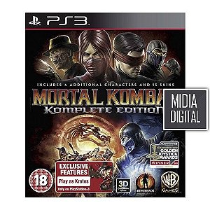 MORTAL KOMBAT 9 Ps3 KOMPLETE EDITION MÍDIA FÍSICA LACRADO