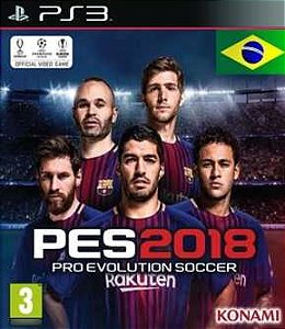 Pes 18 2018 Dublado Mídia Digital [PS3]