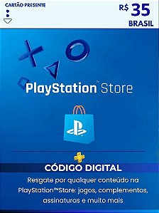Gift Card Playstation Store Brasil R$35,00