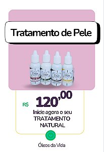 Kit Tratamento de Pele - Composto por 1 Seiva Sangue de Dragão, 1 Óleo de Andiróba, 1 Óleo Resina de Copaiba, 1 Óleo de Pracaxi