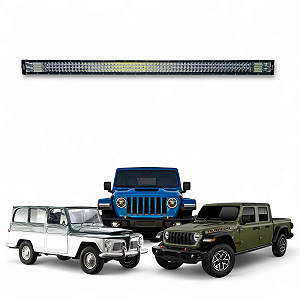 Barra Led Reta 756w Lente 7D led Cree 50" SCP-4756