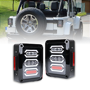 Kit Lanterna Traseira Full Led Jeep Wrangler Jk Jku 07-17