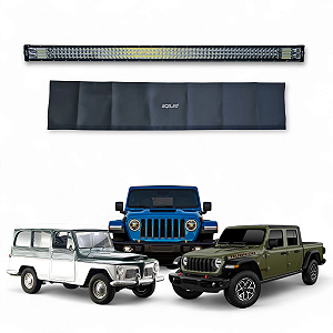 Barra Led Reta 756w Lente 7D led Cree 50" SCP-4756 + capa