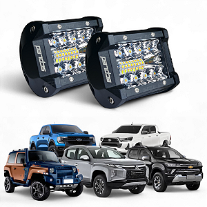 PAR FAROL DE MILHA LED 60W 8D DUAL COLOR SCP-0960DC