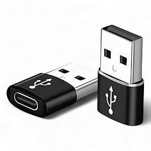 PAR ADAPTADOR OTG USB C PRETO
