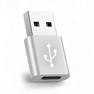 ADAPTADOR OTG USB C PRATA