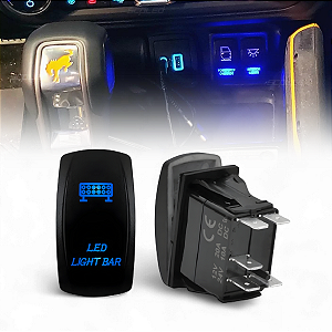 BOTÃO DE EMBUTIR PARA BARRA DE LED