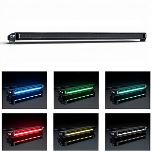 BARRA DE LED LINHA ULTRA COM DRL LINEAR RGB 150W 32"