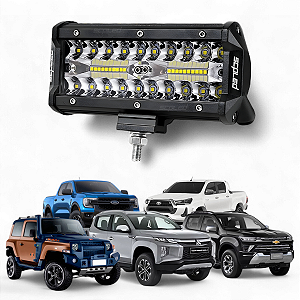 Barra Milha Led 120w Lentes 8D SCP-9120