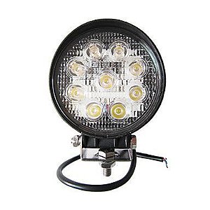 Farol Led 27w Redondo Epistar Leds