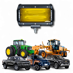 Farol Milha Neblina 72w Amarelo Super Foco Lançamento 3000k