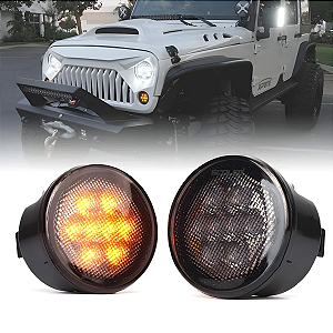 Seta Dianteira Wrangler Jku / Jk 2007 À 2017 Fume