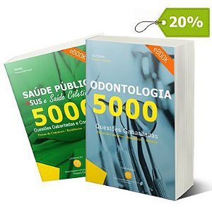 Combo Definitivo ( E-Book 5.000 Odontologia + E-Book 5.000 Saúde Pública)
