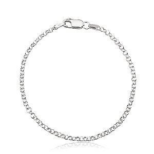 Pulseira de Prata 925 com Elo Português de 2,5 mm