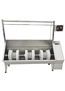 Lavador Elétrico De Botas Automático Com 03 Carreteis