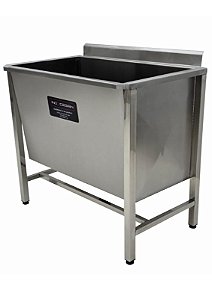 Tanque Para Lavar Caixas Em Aço Inox 304 - Medidas 700x600x600x900h 1.5mm Esp.