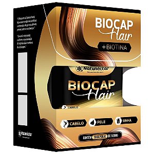 Biocap Hair - Biotina + Vitaminas 60 caps - Natunectar