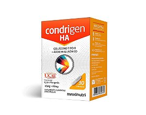 Condrigen HA (colágeno tipo 2 + ácido hialurônico) 30 cáps - MaxiNutri